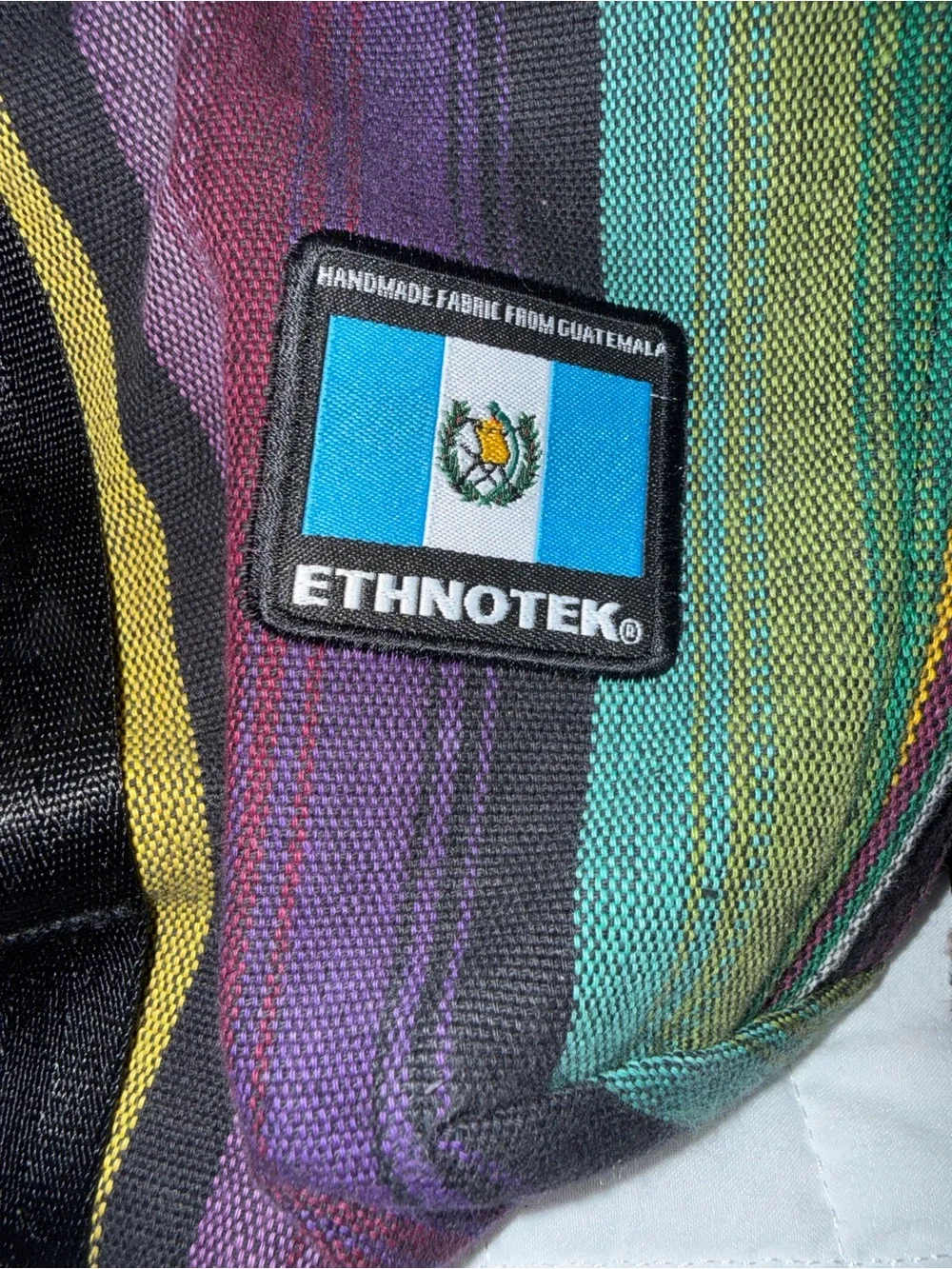 Ethnotek Guatemala Fabric Messenger Bag Crossbody Travel Bag
